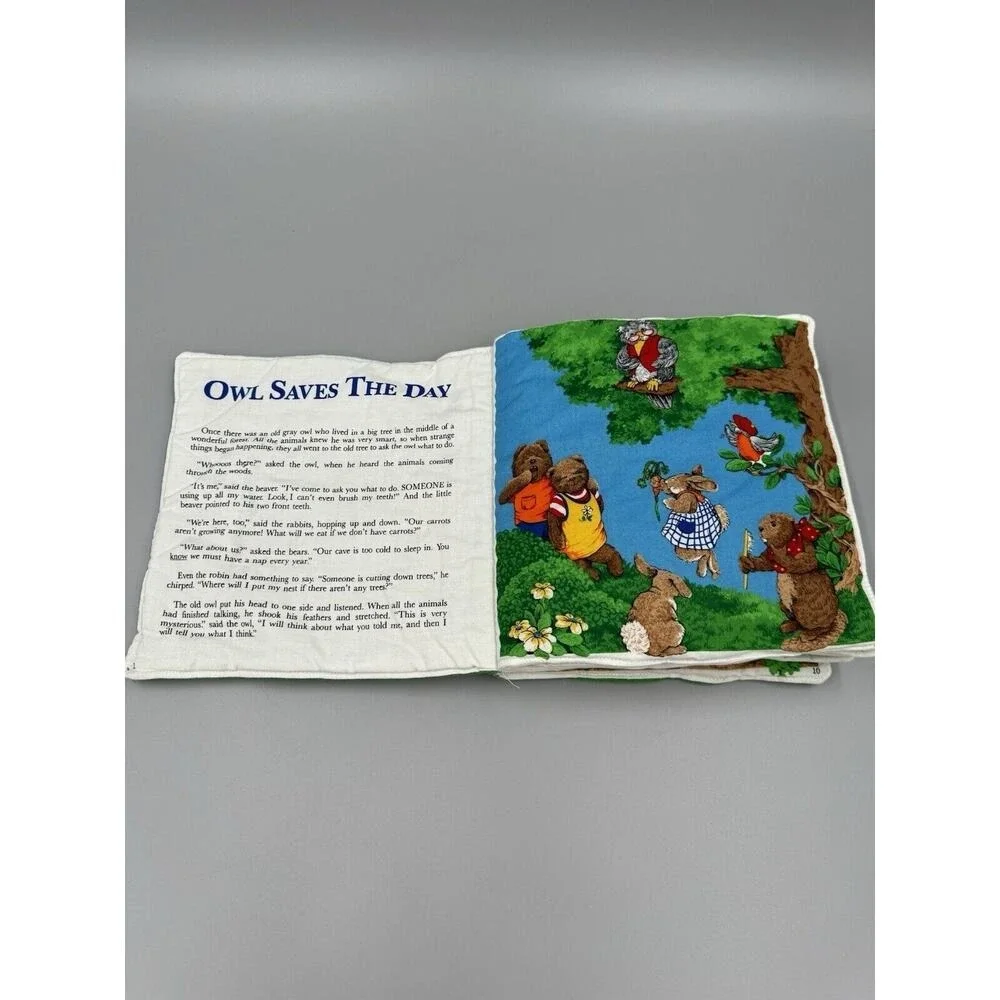 Owl Saves The Day Ecology for Children Fabric Cloth Book 8